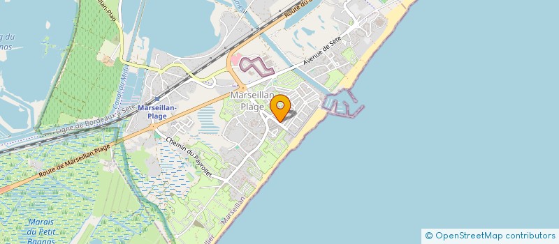 localisation de l'entreprise SCI BONBON à MARSEILLAN