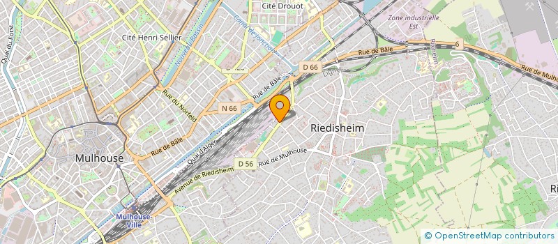 localisation de l'entreprise SCI BONBONNIERE  RIEDISHEIM