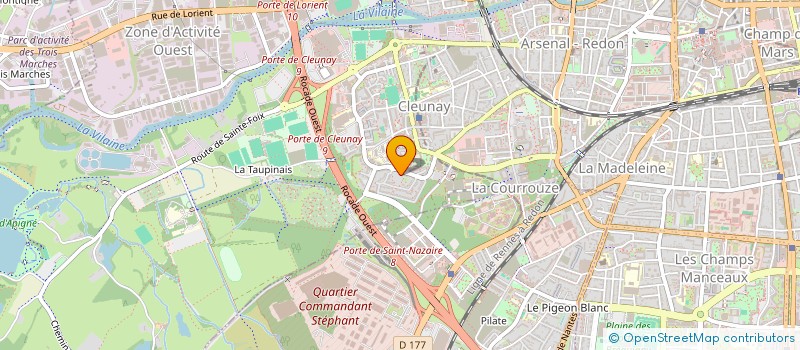 localisation de l'entreprise SCI BONCHAMP  RENNES