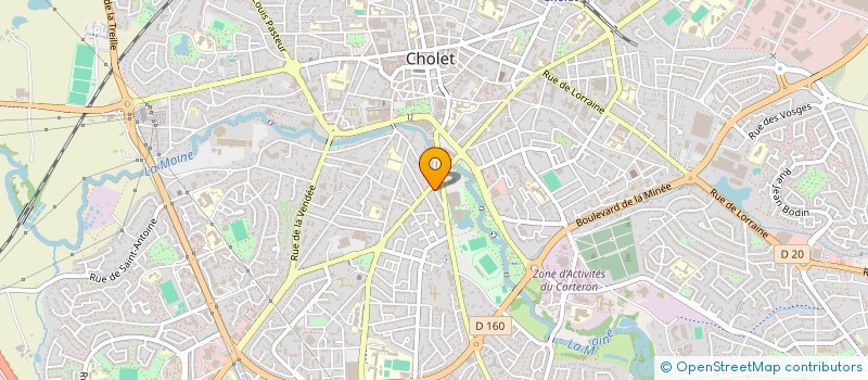 localisation de l'entreprise SCI BONCHAMPS à CHOLET