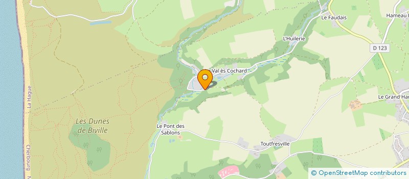 localisation de l'entreprise SCI BONDOR  LA HAGUE