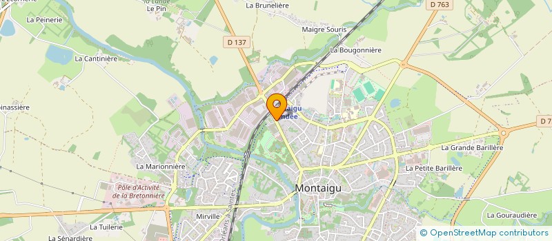 localisation de l'entreprise SCI BONDU DEVELOPPEMENT à MONTAIGU-VENDEE