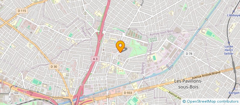 localisation de l'entreprise SCI BONDY NORD 7  BONDY