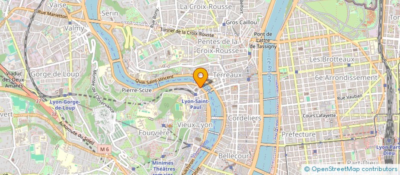 localisation de l'entreprise SCI BONDYQUAI  LYON