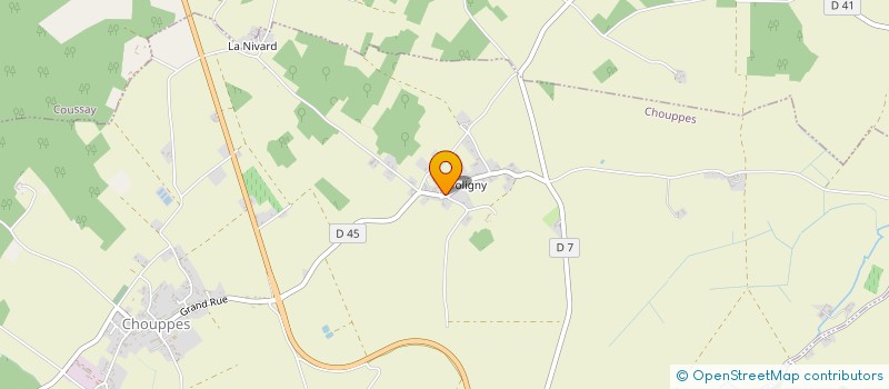 localisation de l'entreprise SCI BONENFANT & CO  CHOUPPES