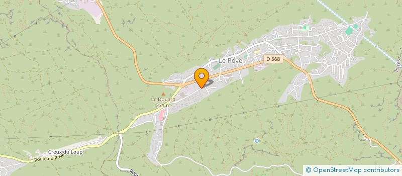 localisation de l'entreprise SCI BONENZANA  LE ROVE