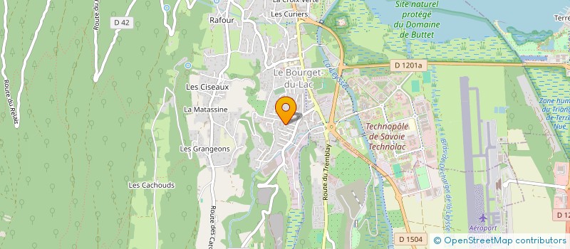 localisation de l'entreprise SCI BONETT'S  LE BOURGET-DU-LAC