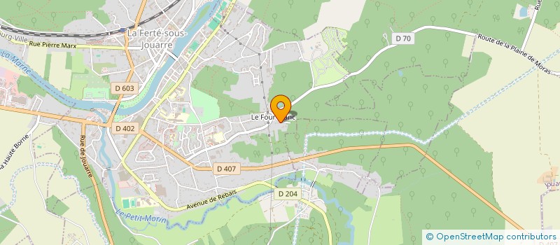 localisation de l'entreprise SCI BONGAVI  LA FERTE-SOUS-JOUARRE