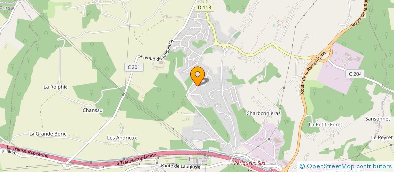 localisation de l'entreprise SCI BONGRAND SURET  COULOUNIEIX-CHAMIERS