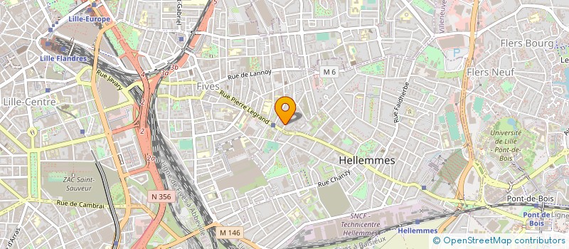 localisation de l'entreprise SCI BONHEUR à LILLE