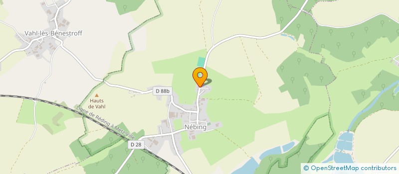 localisation de l'entreprise SCI BONHEUR  NEBING