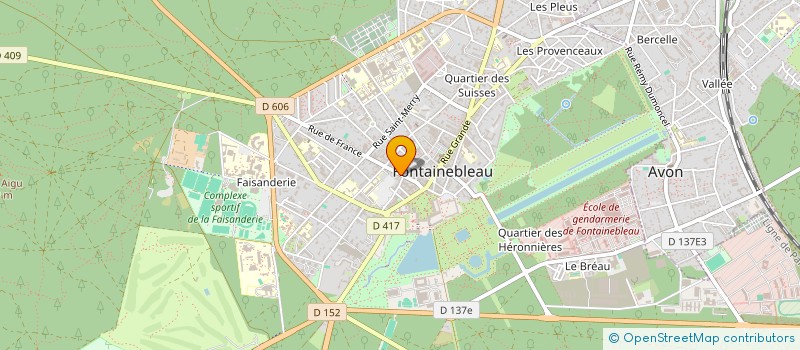 localisation de l'entreprise SCI BONHEUR  FONTAINEBLEAU