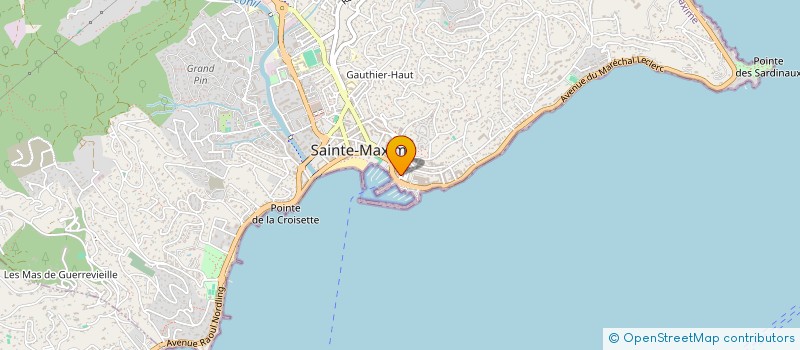 localisation de l'entreprise SCI BONHEUR à SAINTE-MAXIME