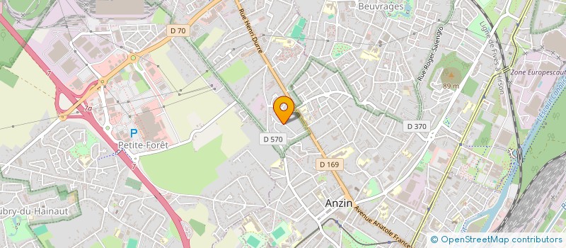 localisation de l'entreprise SCI BONHEUR ET NATURE  RAISMES