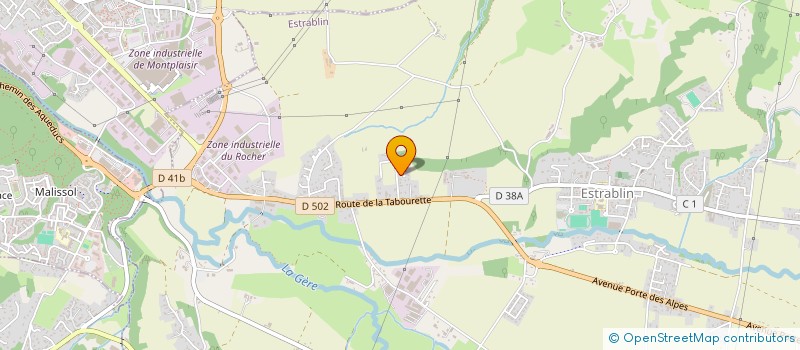 localisation de l'entreprise SCI BONHOMME  ESTRABLIN