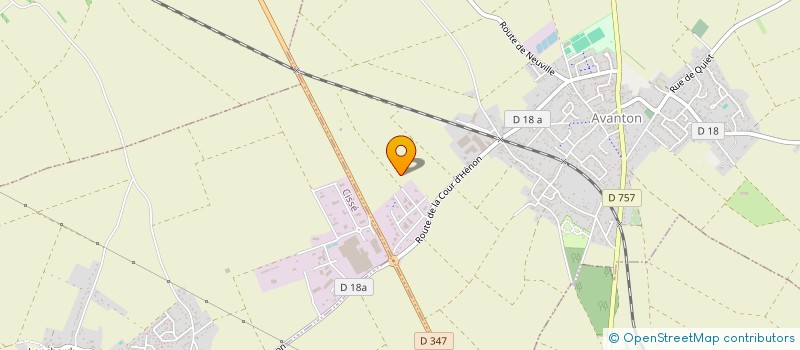 localisation de l'entreprise SCI BONHOMME à AVANTON