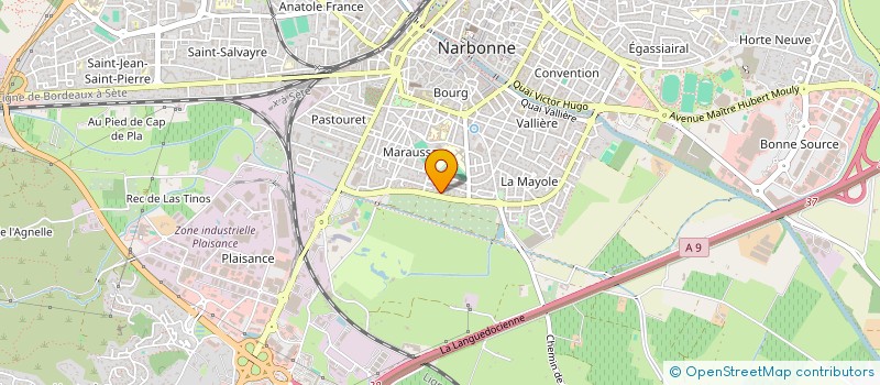 localisation de l'entreprise SCI BONHOMME-FAGOT  NARBONNE