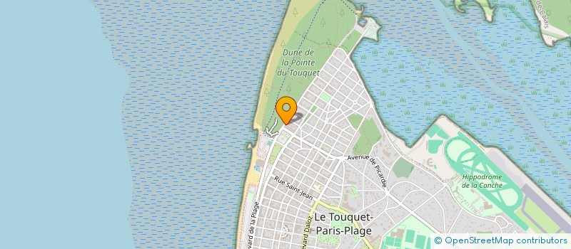 localisation de l'entreprise SCI BONI à LE TOUQUET-PARIS-PLAGE