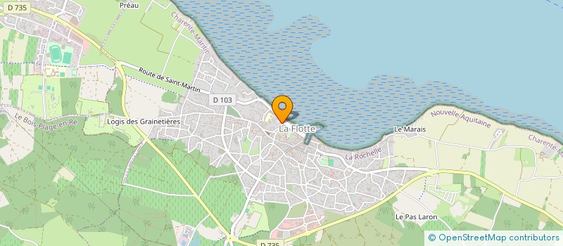 localisation de l'entreprise SCI BONIN  LA FLOTTE