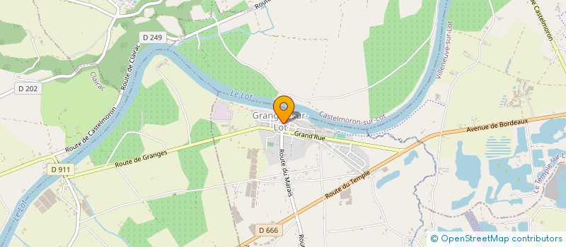 localisation de l'entreprise SCI BONITO  GRANGES-SUR-LOT