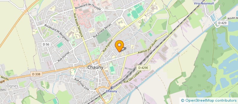 localisation de l'entreprise SCI BONITO à CHAUNY
