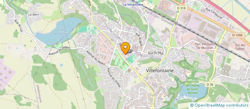 localisation de l'entreprise SCI BONJEAN IMMO  VILLEFONTAINE