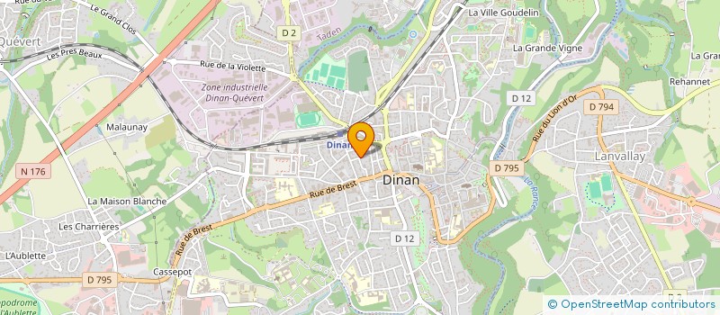 localisation de l'entreprise SCI BONJOUR  DINAN