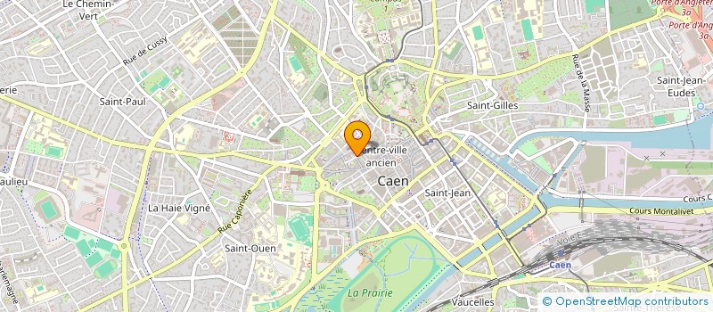 localisation de l'entreprise SCI BONJOUR  CAEN