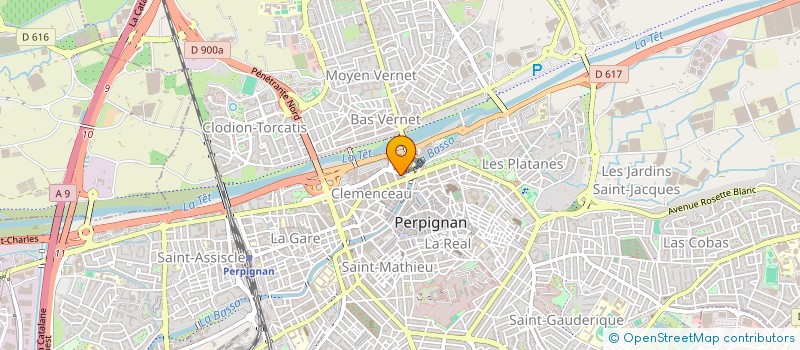 localisation de l'entreprise SCI BONMARCHE  PERPIGNAN