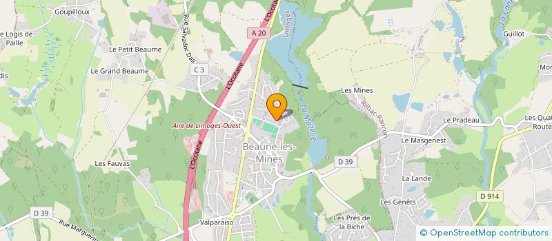 localisation de l'entreprise SCI BONNAC ND à LIMOGES