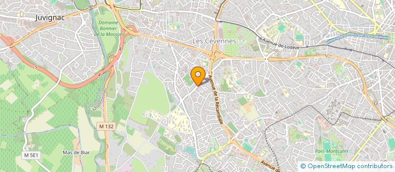 localisation de l'entreprise SCI BONNAL à MONTPELLIER