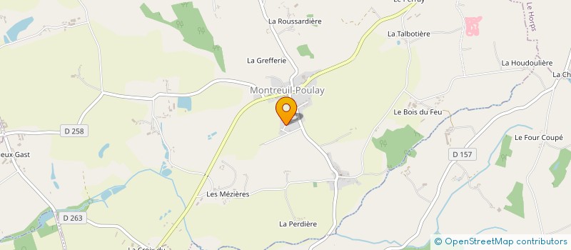 localisation de l'entreprise SCI BONNAND  LE HORPS