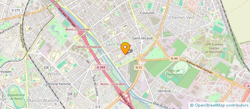 localisation de l'entreprise SCI BONNARD  REIMS