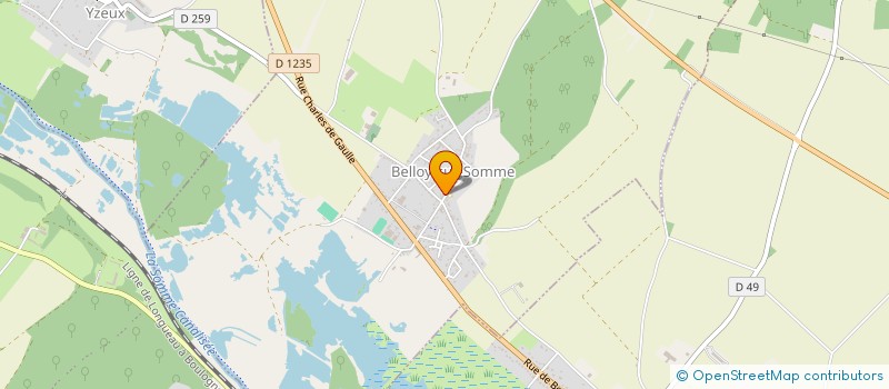 localisation de l'entreprise SCI BONNARD SERGE  BELLOY-SUR-SOMME