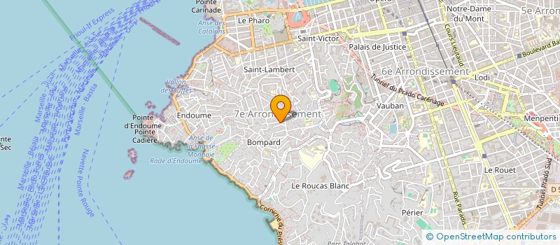 localisation de l'entreprise SCI BONNARDEL à MARSEILLE