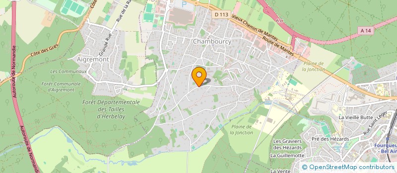 localisation de l'entreprise SCI BONNAT  CHAMBOURCY