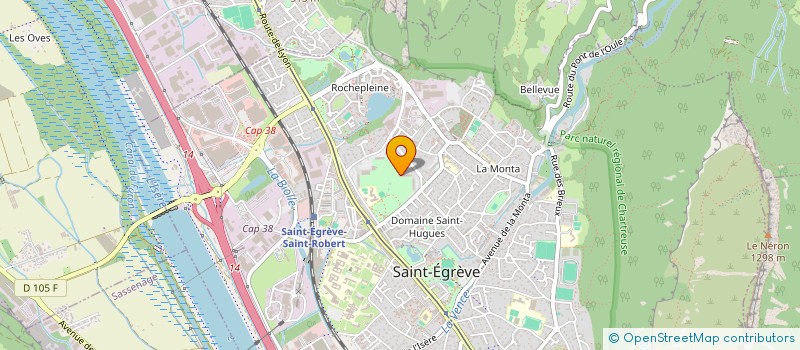 localisation de l'entreprise SCI BONNATERRE  SAINT-EGREVE