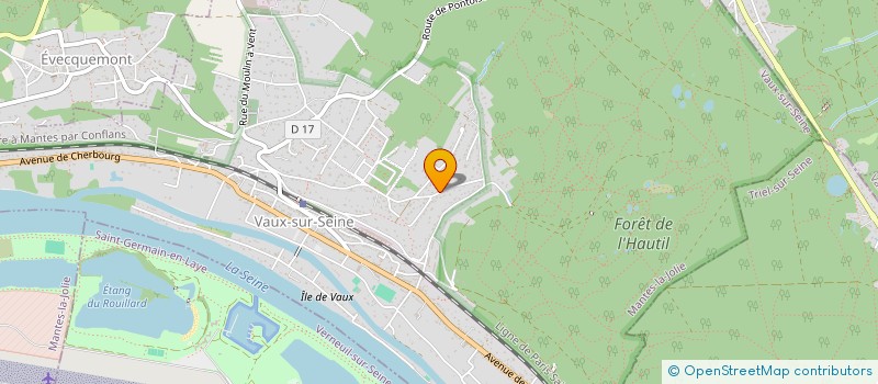 localisation de l'entreprise SCI BONNAU  VAUX-SUR-SEINE