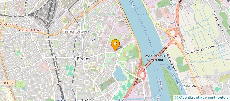 localisation de l'entreprise SCI BONNAUD à BEGLES