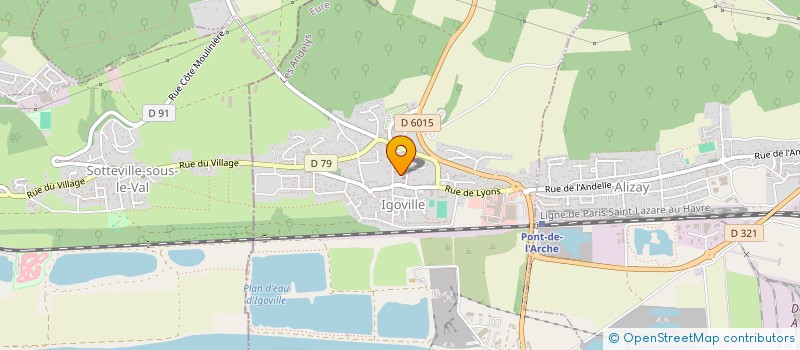 localisation de l'entreprise SCI BONNAUDEAU IMMOBILIER  IGOVILLE