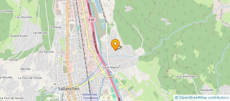 localisation de l'entreprise SCI BONNAY à SALLANCHES