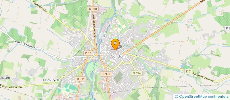 localisation de l'entreprise SCI BONNE  CONDOM