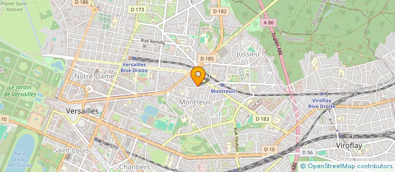 localisation de l'entreprise SCI BONNE AVENTURE à VERSAILLES