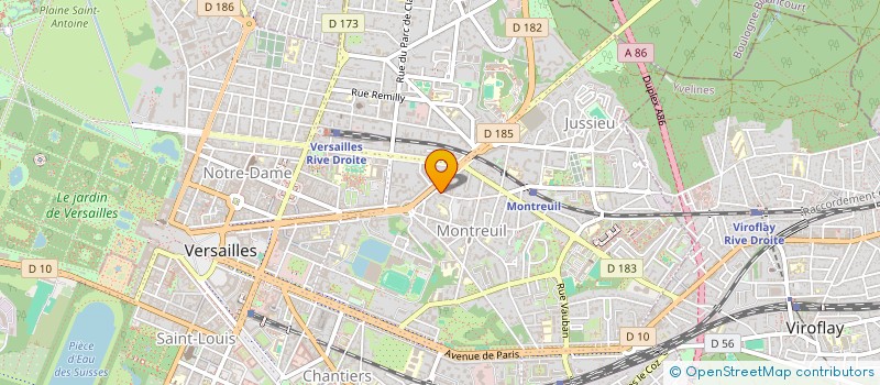 localisation de l'entreprise SCI BONNE AVENTURE à VERSAILLES