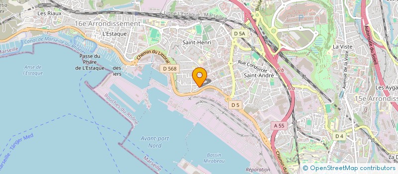 localisation de l'entreprise SCI BONNE BRISE GIRARD à MARSEILLE