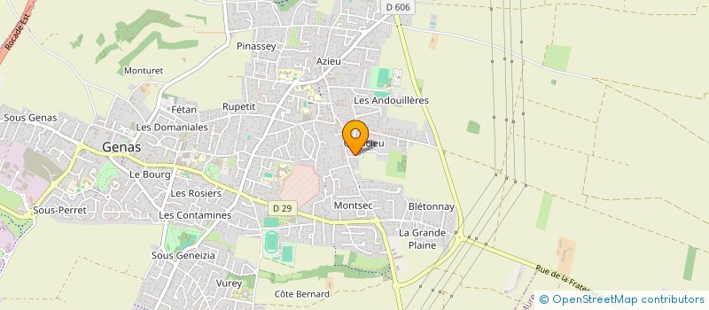 localisation de l'entreprise SCI BONNE ETOILE  GENAS