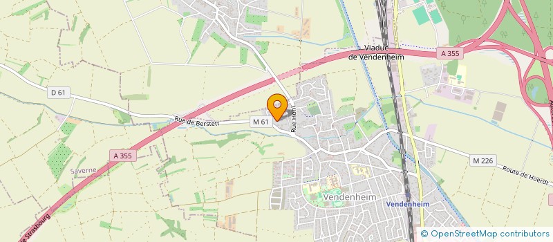 localisation de l'entreprise SCI BONNE FERME  VENDENHEIM