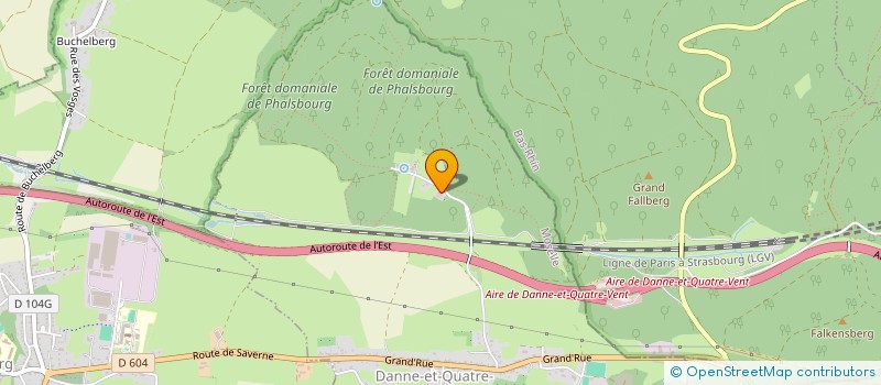 localisation de l'entreprise SCI BONNE FONTAINE  DANNE-ET-QUATRE-VENTS