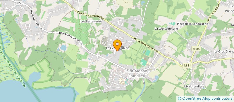 localisation de l'entreprise SCI BONNE GARDE  SAINT-AIGNAN-GRANDLIEU