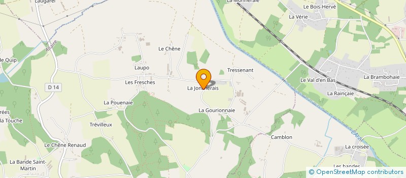 localisation de l'entreprise SCI BONNE GARDE  ALLAIRE